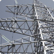 Power transmission towers, towers